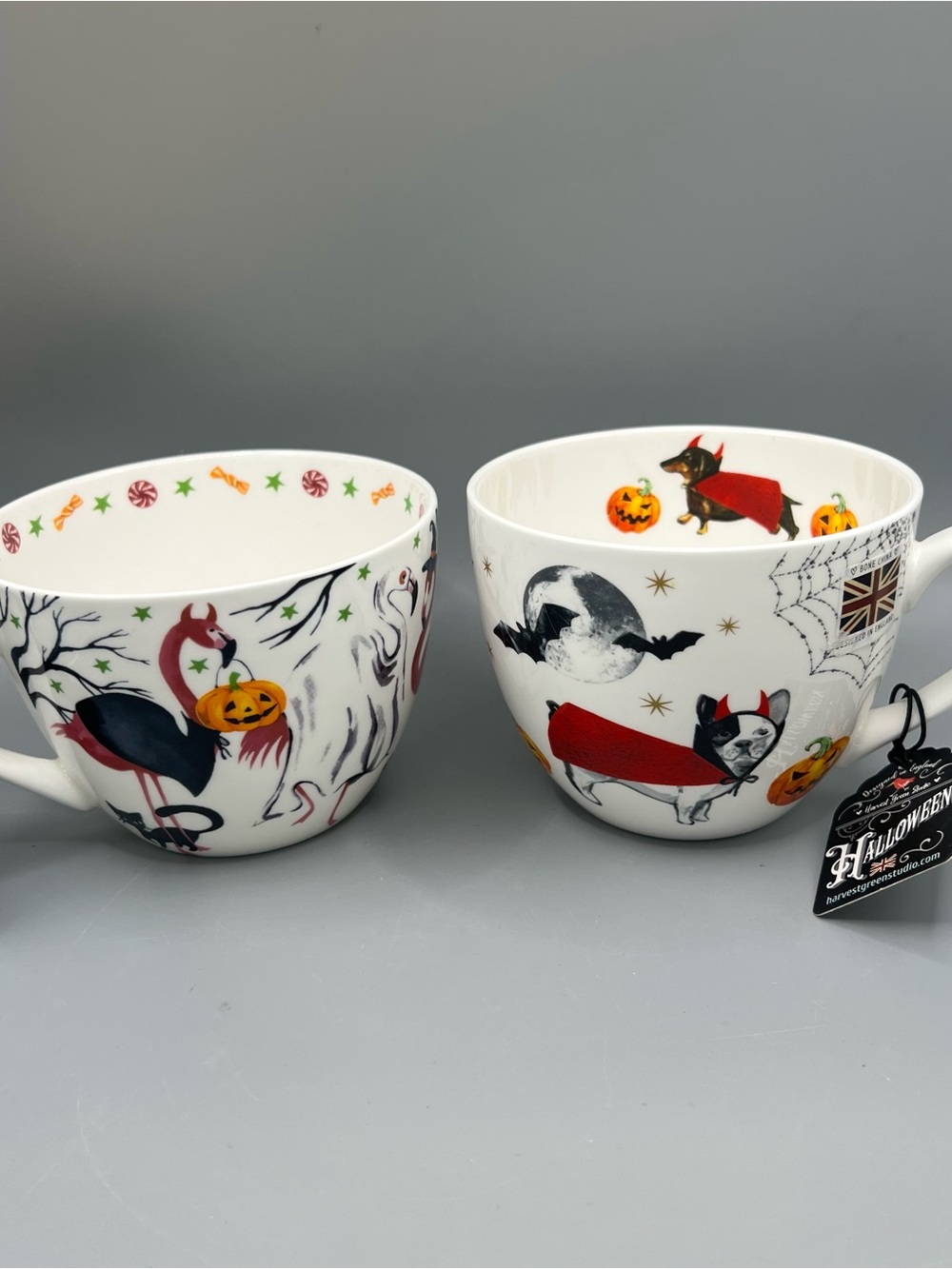 Two Halloween Portobello By Design Coffee Cups